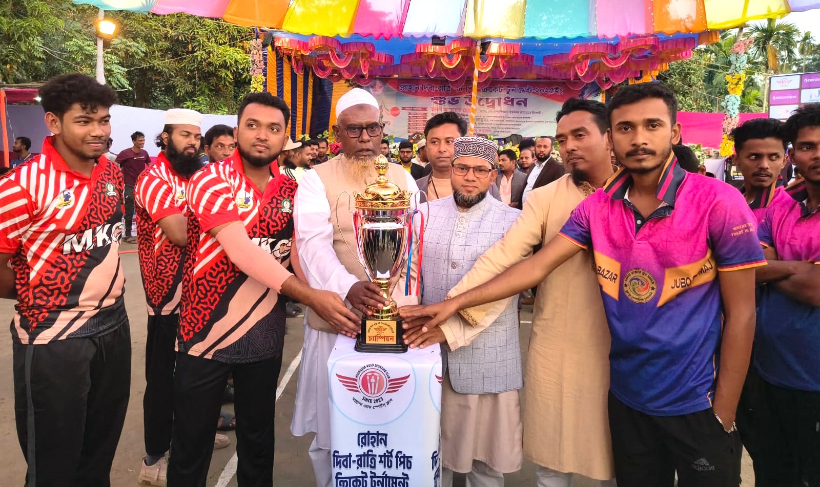 নোয়াখালীতে তরুণ প্রজন্মকে মাদক থেকে দূরে রাখতে ক্রিকেট টুর্নামেন্ট