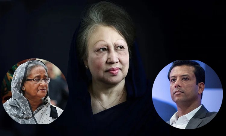 খালেদা জিয়ার মৃত্যুতে শেখ হাসিনা ও জয়ের শোক
